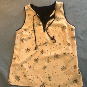 Blush pink sleeveless top